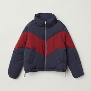 H&M Color Block Puffer Jacket